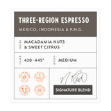Three Region Espresso